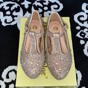 Rhinestone and glitter shoes